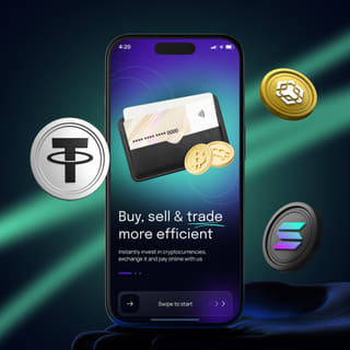 Plataforma de trading de Serena Poseanza visualizada en un dispositivo móvil